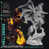 Hell Drake 3D-printed model